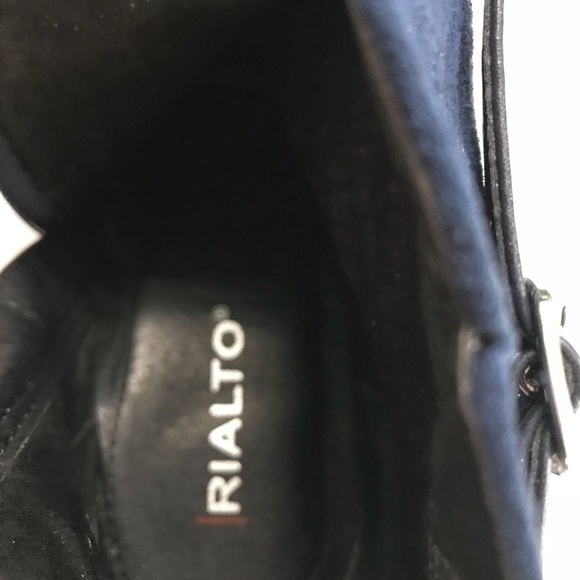 RIALTO Caleigh Blue suede ankle boots - Picture 8 of 8